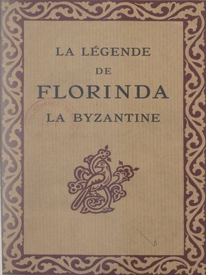 cover image of La légende de Florinda la Byzantine